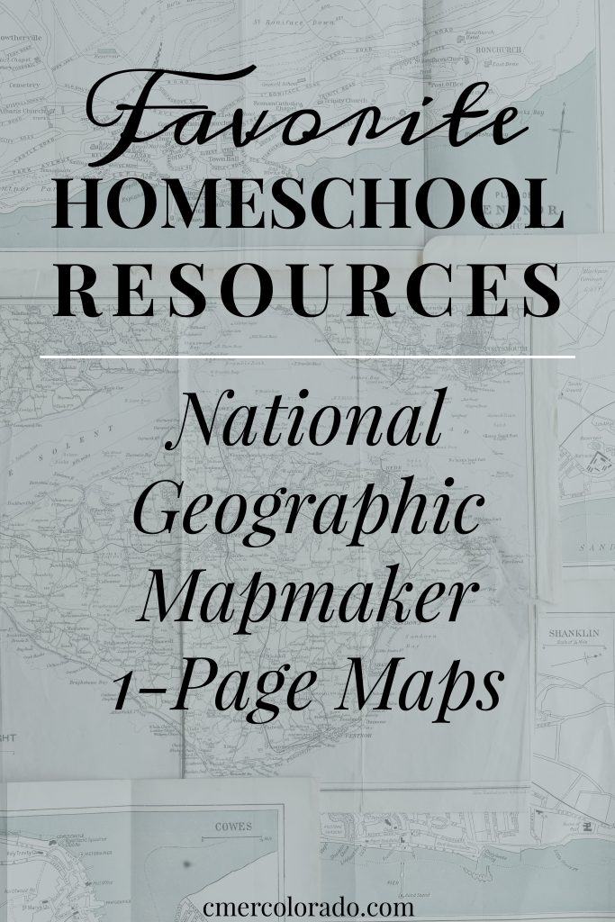 Favorite Homeschool Resources National Geographic Mapmaker